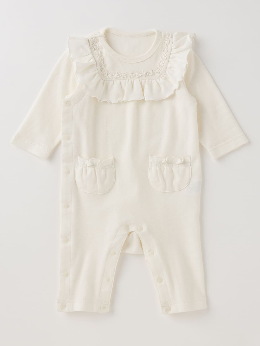 Kids zoo（キッズズー）フリルロンパース | ロンパース・カバーオール