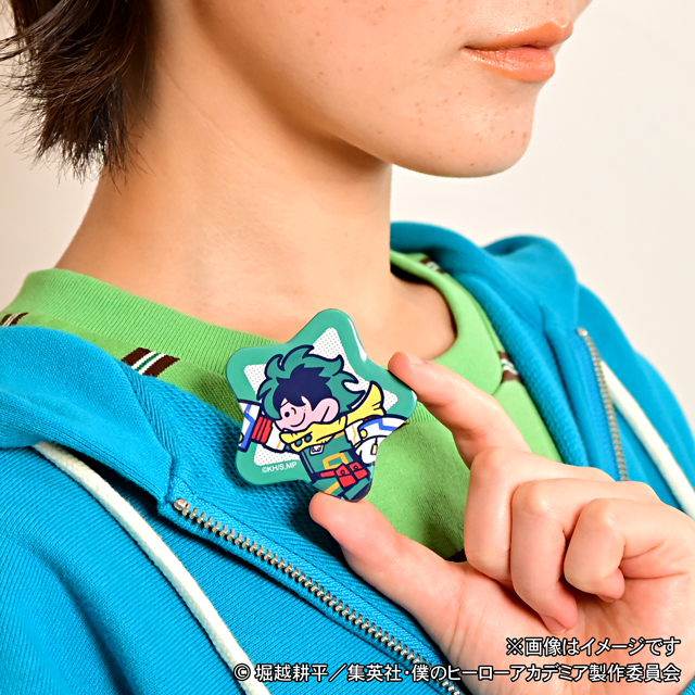 僕のヒーローアカデミア｜星型缶バッジ（緑谷出久）