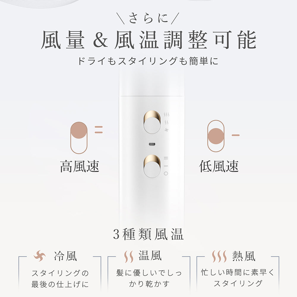 マルチドライヤー】 1台3役