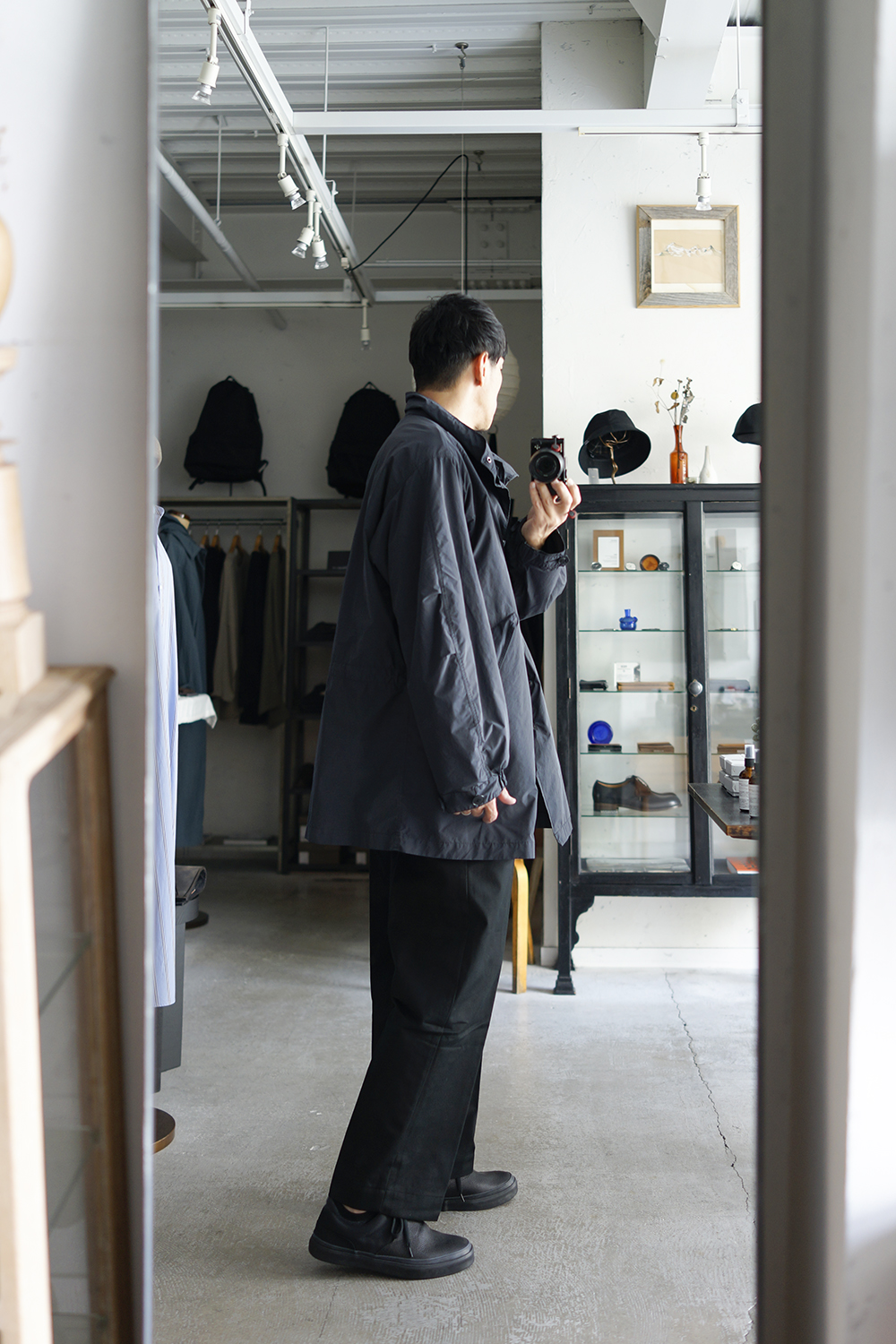 ATON」AIR VENTILE SHORT MODS COAT | ANOTHER LOUNGE