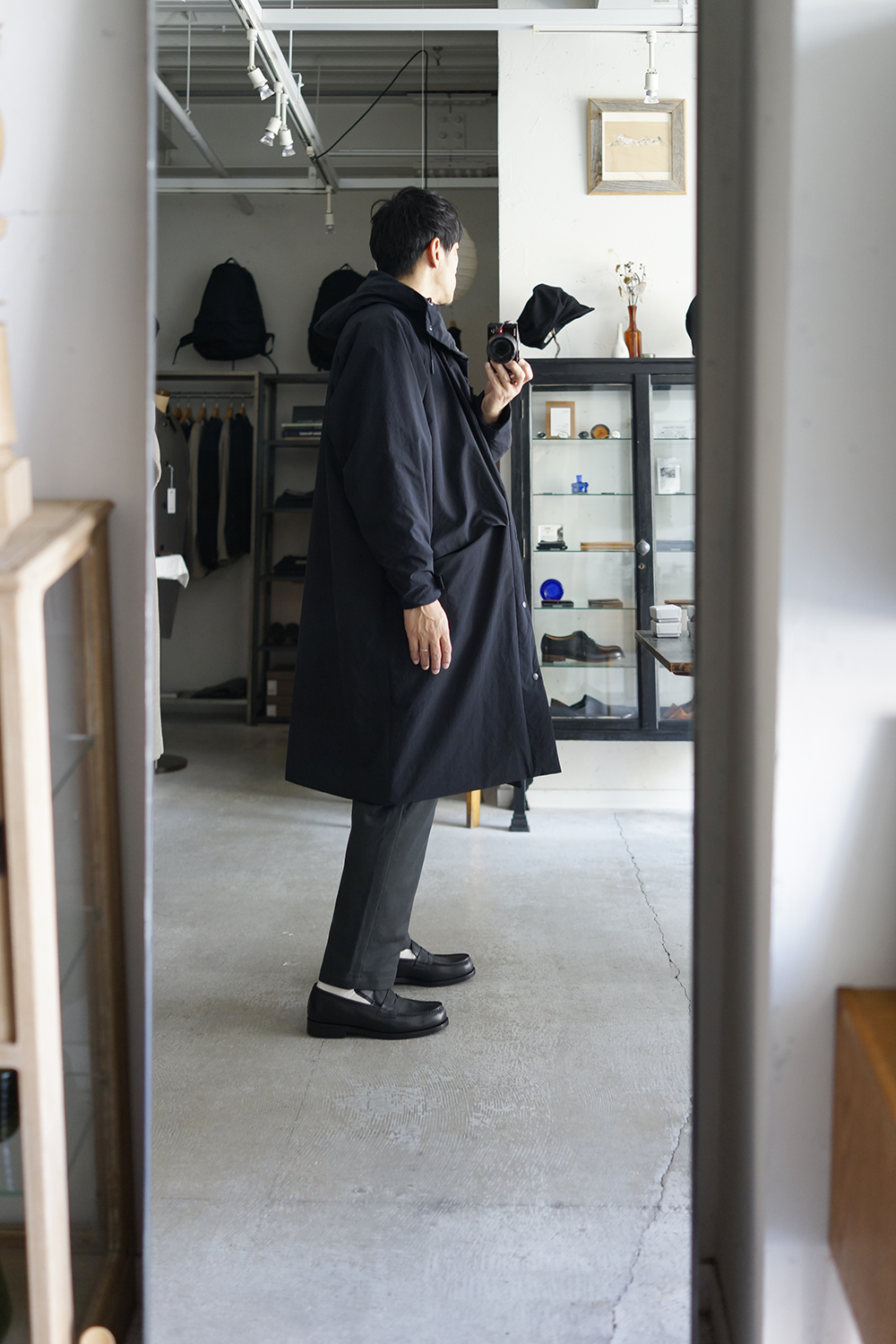 ATON」ASKO NYLON HOODED COAT | ANOTHER LOUNGE