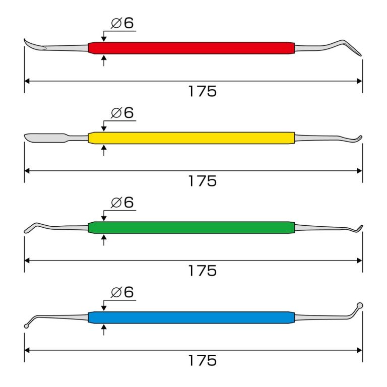スパチュラ 4本組 | ANEXブランドのドライバー・工具メーカー