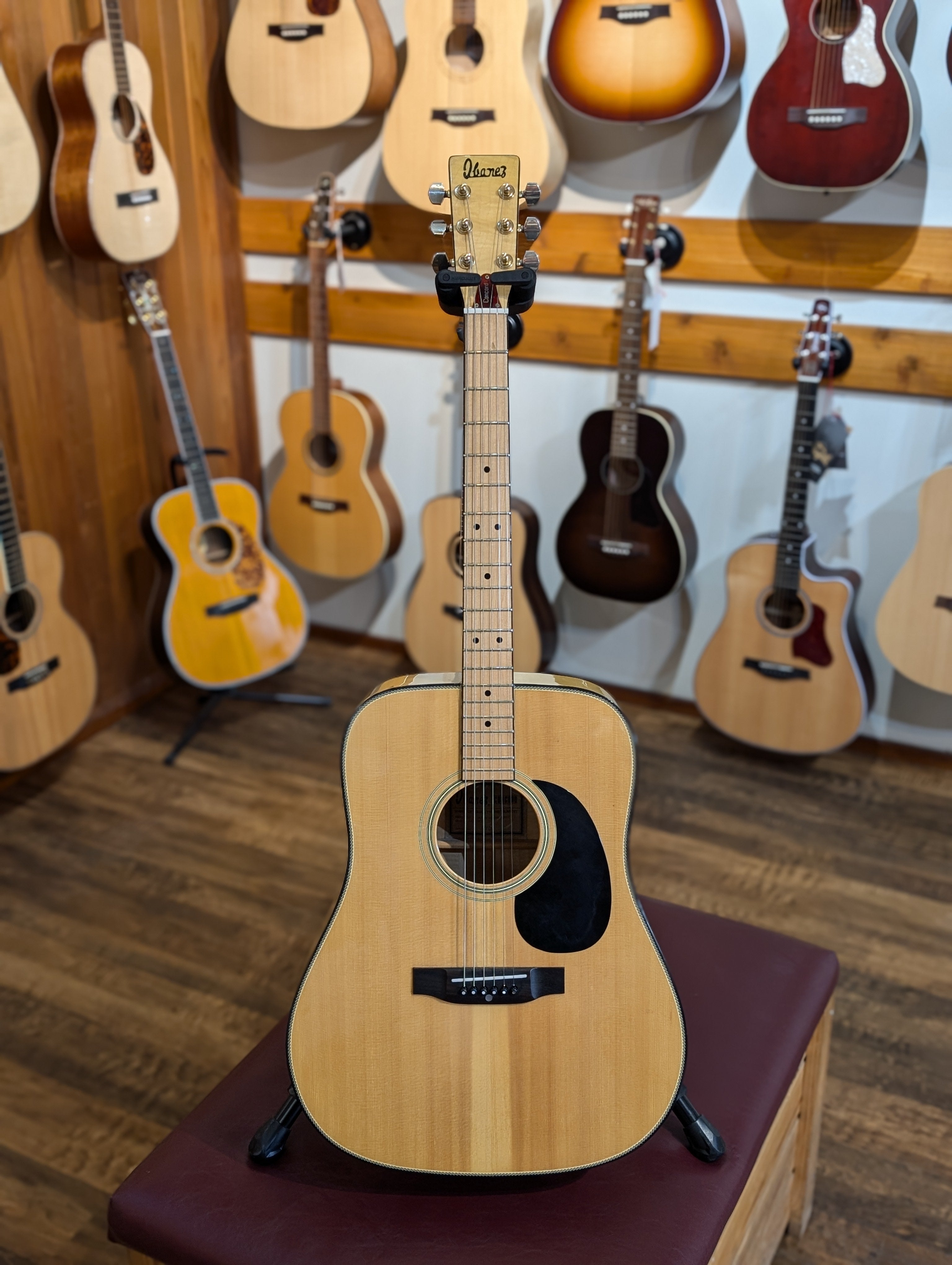 Ibanez Concord 670 Dreadnought Acoustic Guitar w/Gig Bag - Natural