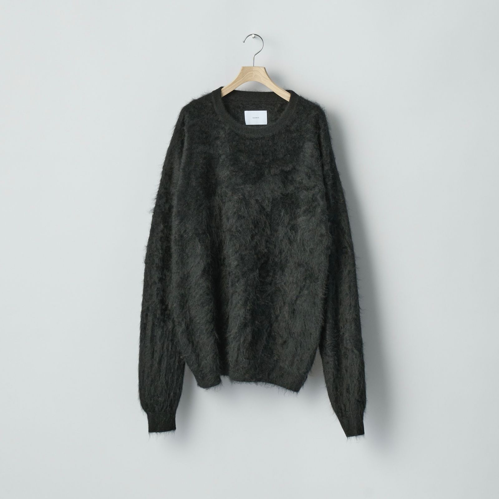 ssstein - 【残り一点】Cashmere Shaggy Knit Crew Neck LS | ACRMTSM