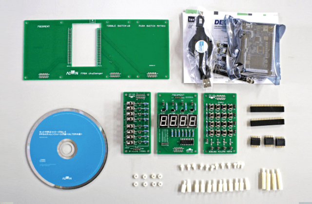 キットで学ぶ！ FPGAチャレンジャー入門編 ALTERA Cyclone IV版 | 株式