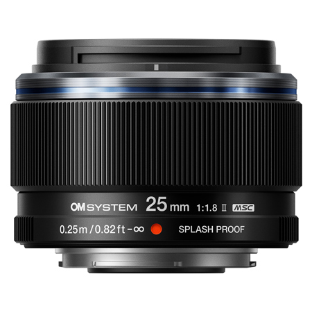 OM SYSTEM M.Zuiko Digital 25mm f/1.8 II Lens for Micro Four Thirds