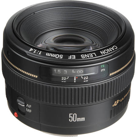 Canon EF 50mm f/1.4 USM Lens 2515A003 - Adorama