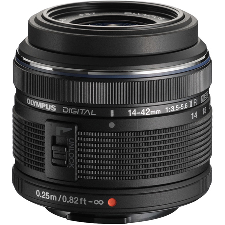 Olympus M.Zuiko Digital 14-42mm f/3.5-5.6 II R Lens for Micro Four