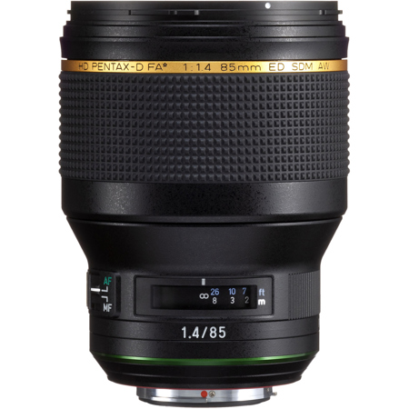 Pentax HD Pentax-D FA 85mm f/1.4 ED SDM AW Lens, Black 22890 - Adorama