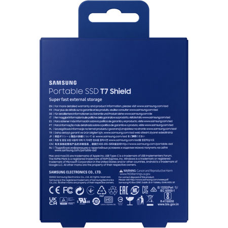 Samsung T7 Shield 2TB USB 3.2 Gen 2 Type-C Portable External SSD