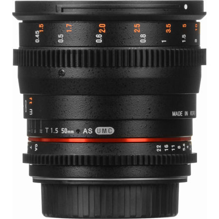 Rokinon 50mm T1.5 Cine DS Lens for Canon EF DS50M-C - Adorama