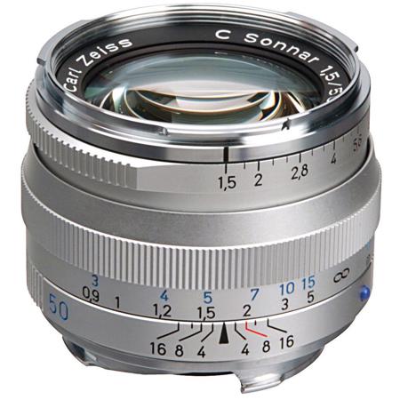Zeiss 50mm f/1.5 C Sonnar T* ZM Lens for Leica M, Silver 1407-067