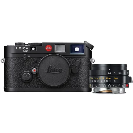 Leica M6 35mm Film Rangefinder Camera, with 28mm f/2.8 Elmarit-M