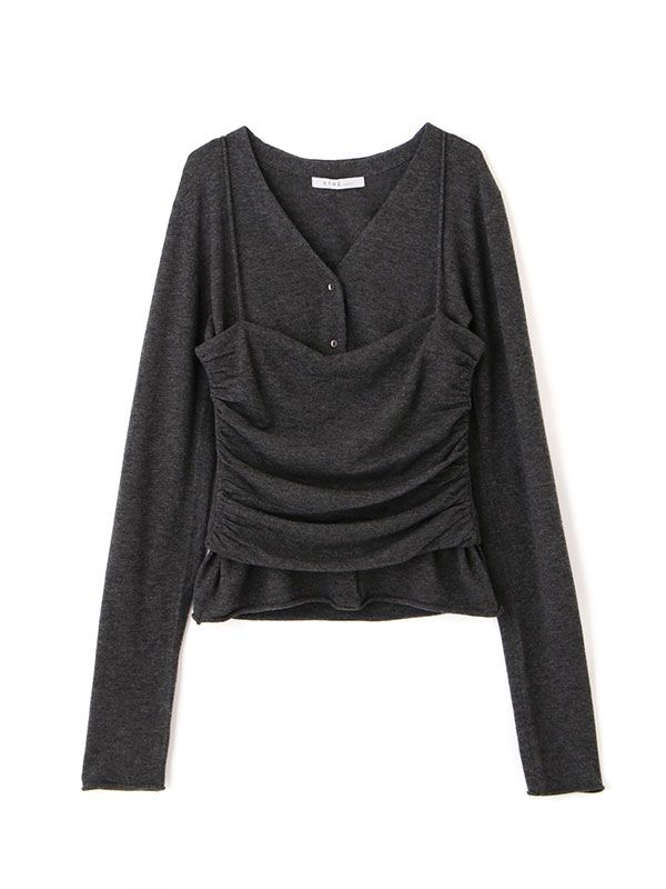 ETRE TOKYO - ハイゲージツインニット (GREY) | ADDICT WEB SHOP