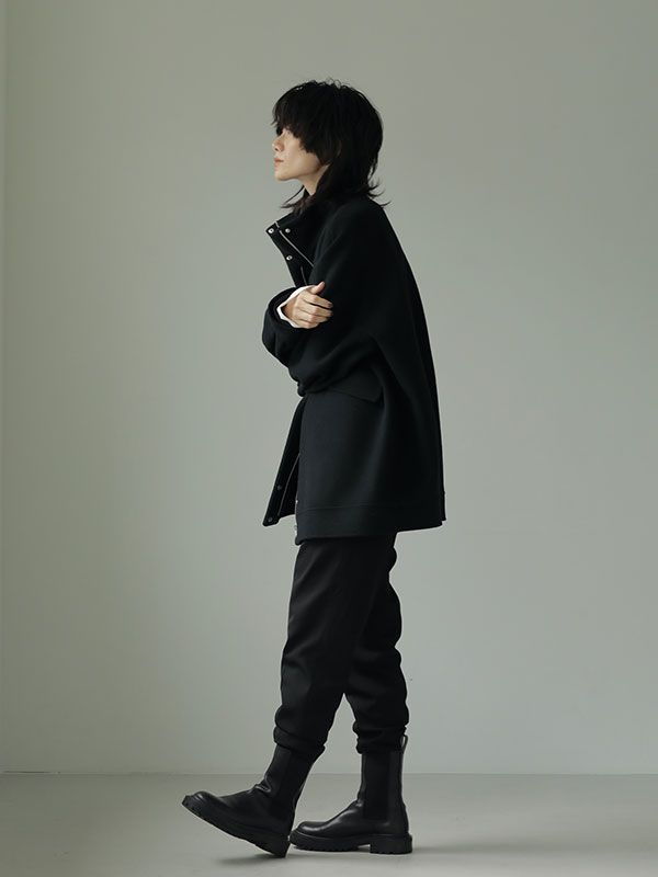 ETRE TOKYO - フーディストールリバーショートコート - BLACK | ADDICT