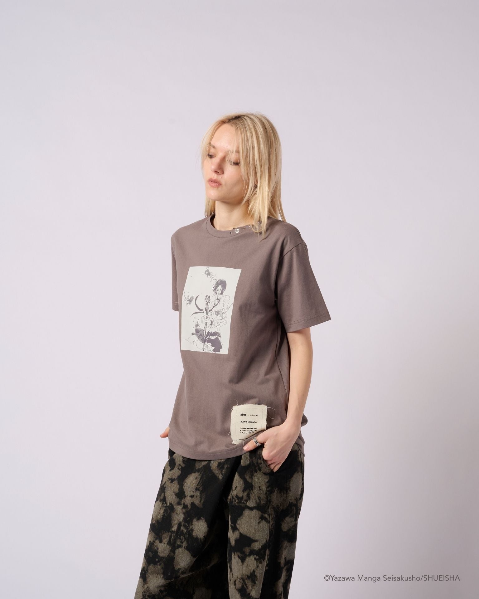 NANA × ADDIXY NANA LIVE GRAPHIC TEE【DARK GRAY】