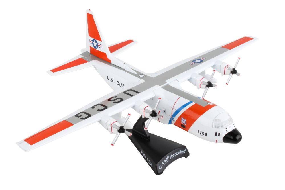 航空機・ヘリコプター 1/100 Postage Stamp C-130 US Coast Guard