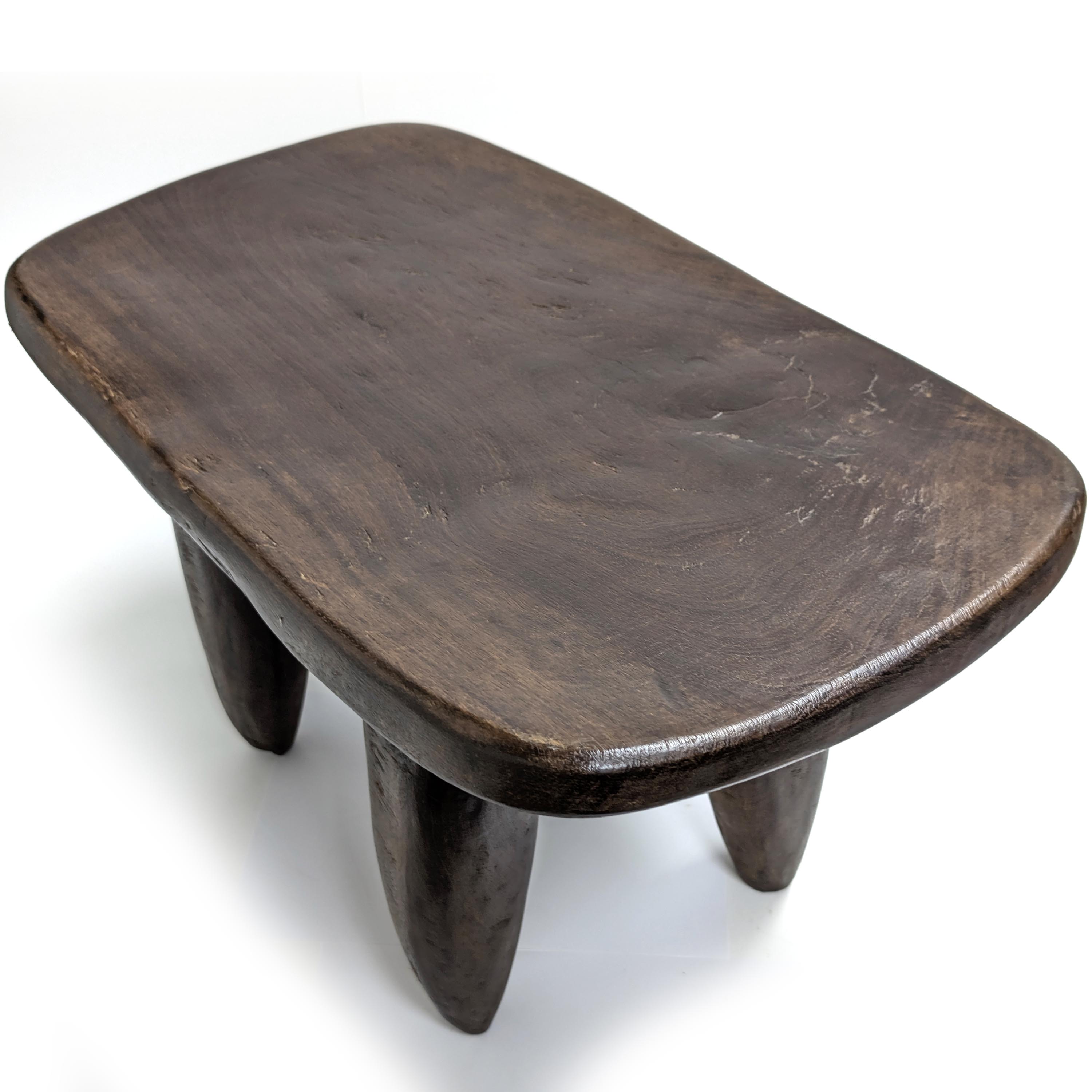 セヌフォ族巨大腰掛 座面59×36cm アフリカのテーブル 家具 （r211-21