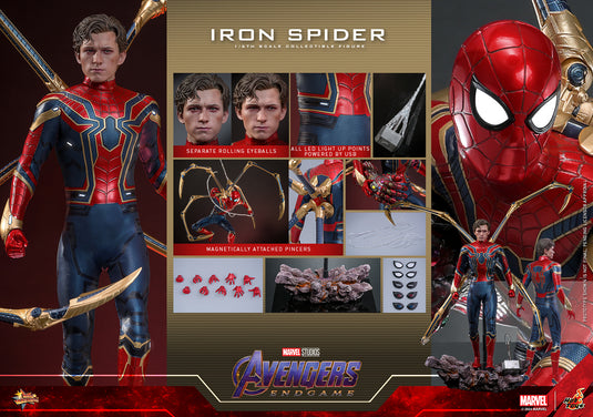 Hot Toys - Avengers Endgame - Iron Spider – Ages Three and Up