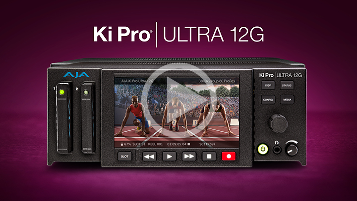 Ki Pro Ultra 12G: 12G-SDI 4K/UltraHD/HD Recorder and Player Multi