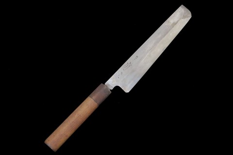 蛸引包丁 尺一 本焼 純日本鋼 水牛朴栗型柄 【O833】 | 正本総本店