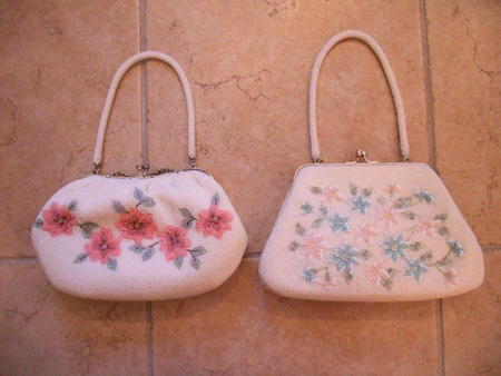 レトロなアンティークビーズバッグ | 着物レンタルの灯屋2 ブログ