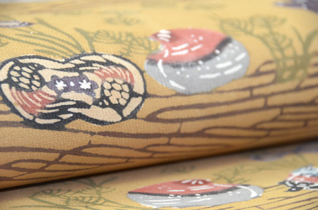 浦野理一紅型染め名古屋帯