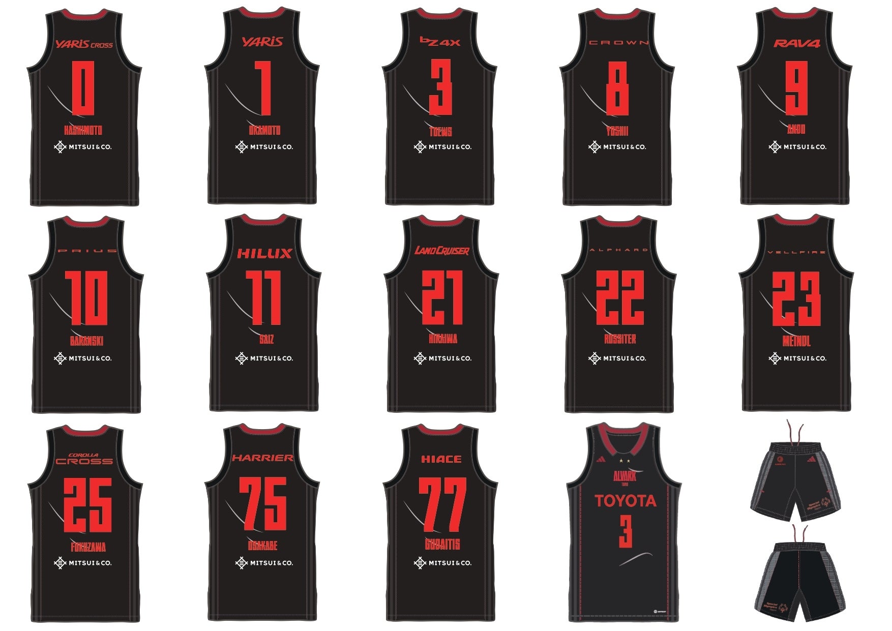 2023-24シーズン ユニフォームデザイン決定のお知らせ | アルバルク東京