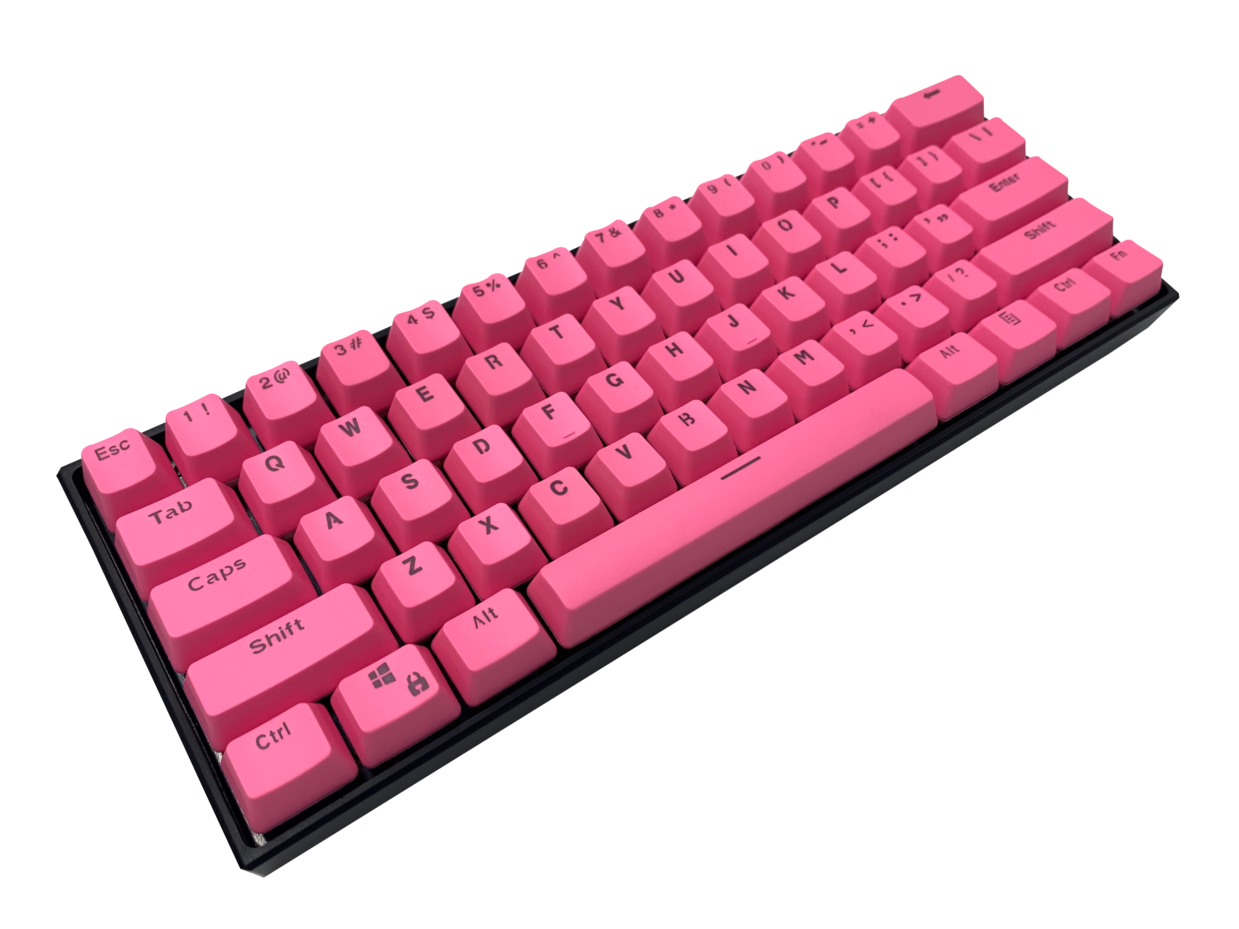 Hayabusa 60% Keyboard - Pink | Alpherior Keys