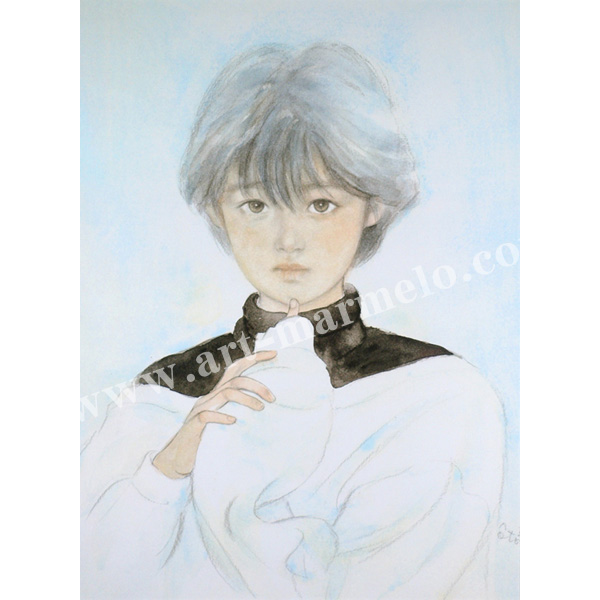 おおた慶文「前髪」 アートプリント額装