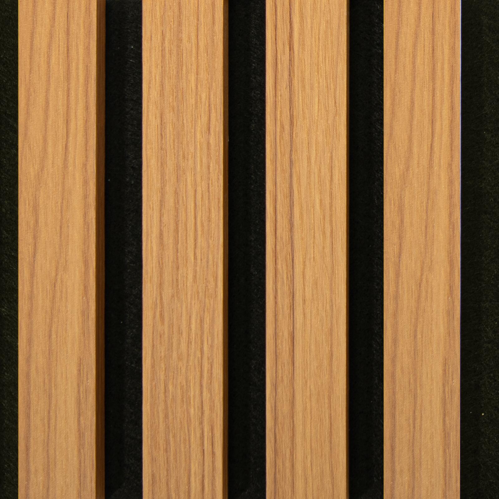 Art3d Acoustic Wood Slat Wall Panel with Roll-Flat Design - 95.3 x