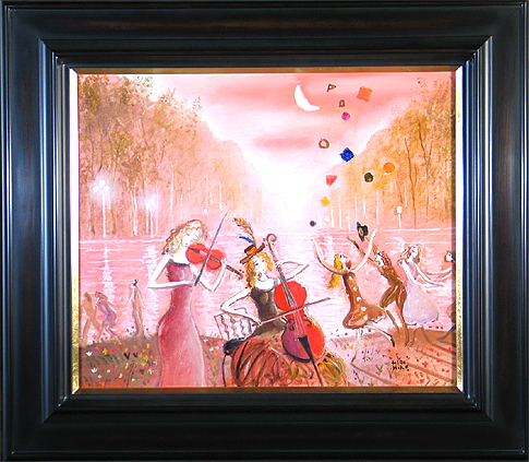 織田広比古「バラ色の水辺」卸価格販売