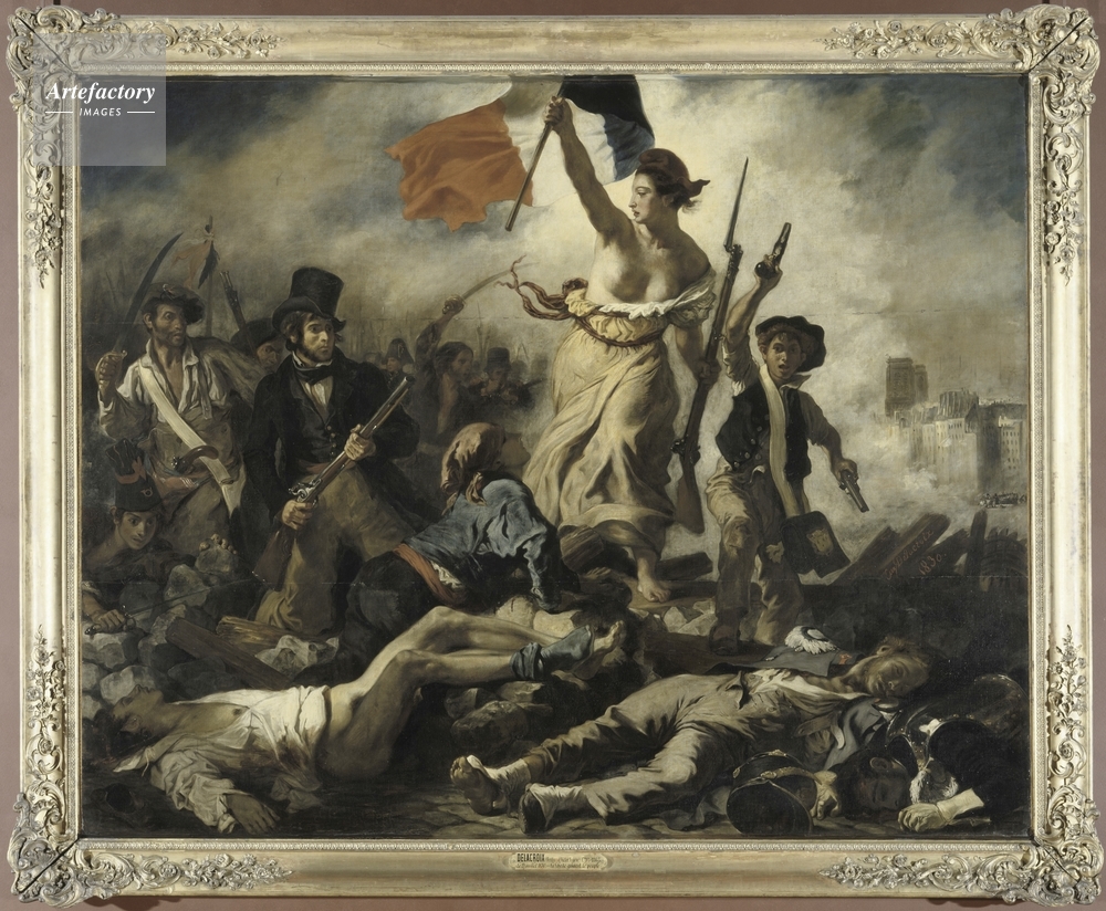 民衆を導く自由の女神 Le 28 juillet 1830 : la Liberte guidant le peuple