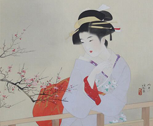 踊り子 | 斎藤三郎 買取・作品 | 洋画、絵画高額査定はアート買取協会