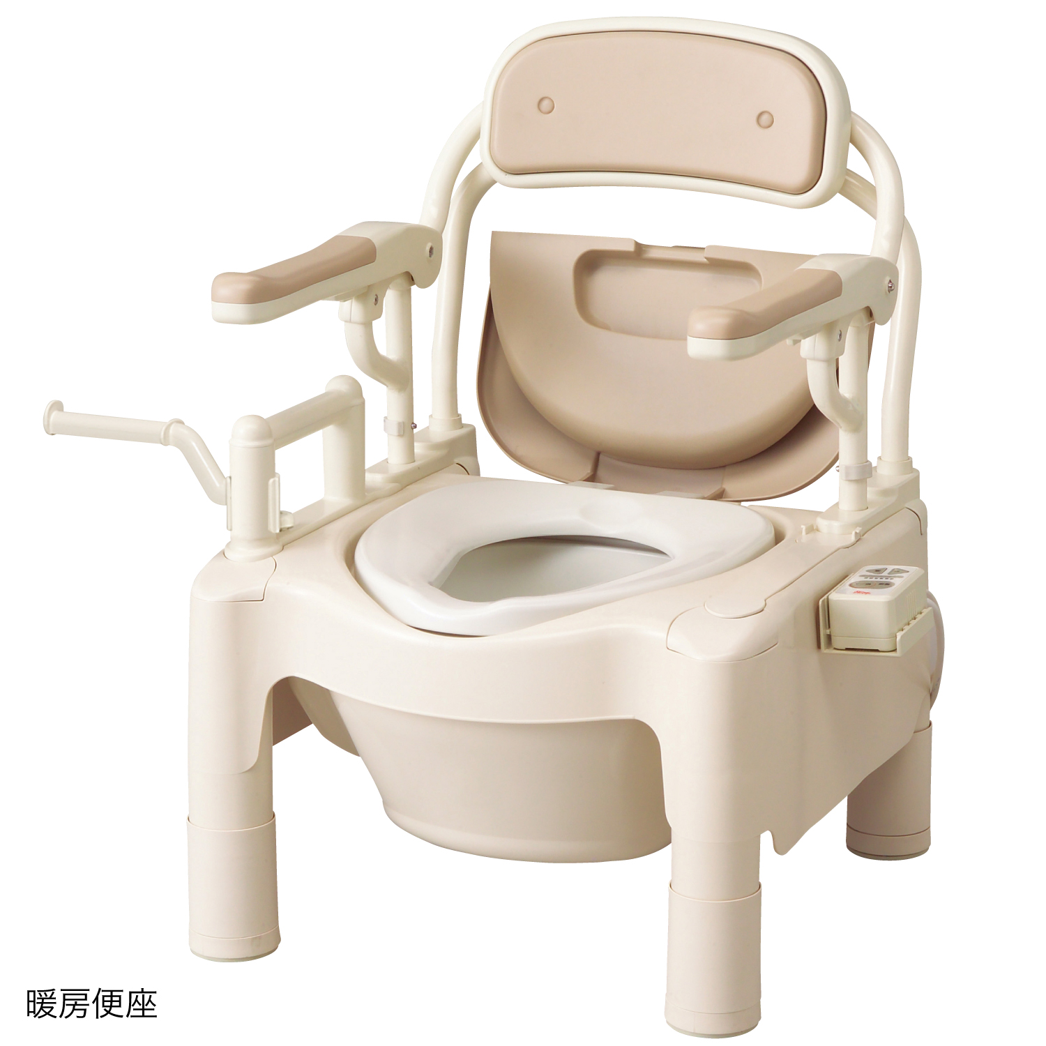 ポータブルトイレ FX-CPはねあげ ”ちびくまくん” | 【安寿】の介護用品