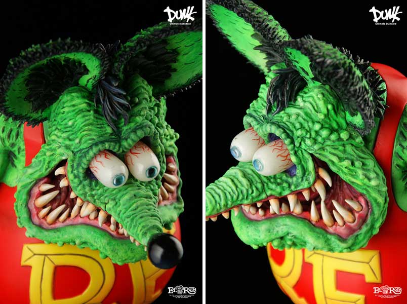ASTRO ZOMBIES | DUNK ソフビ製塗装済完成品 RAT FINK 8 BALL EDITION