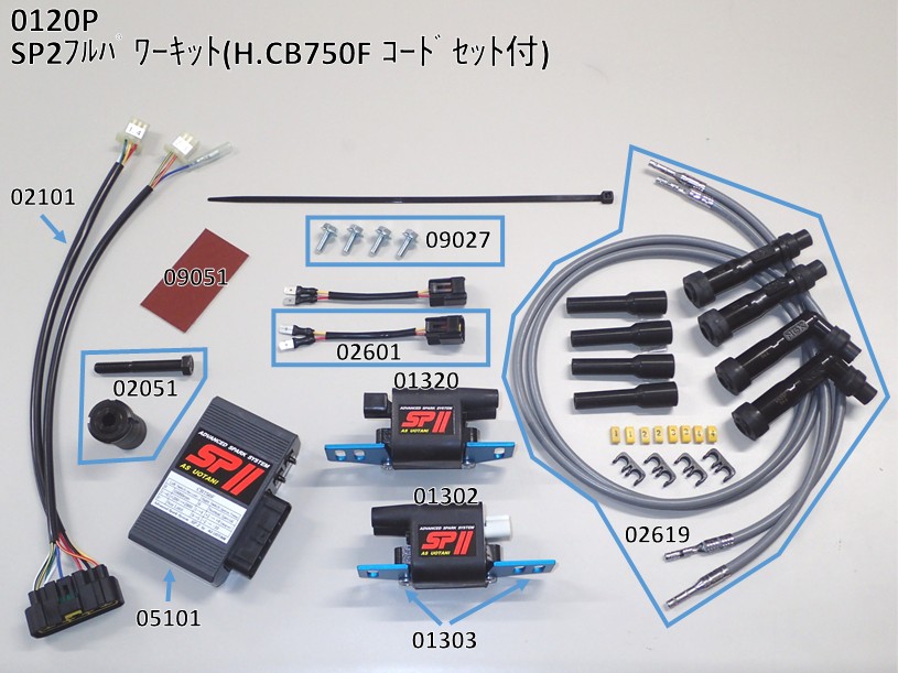 H.CB750F(コードセット付)｜バイクの点火システム、パワーコイルの開発