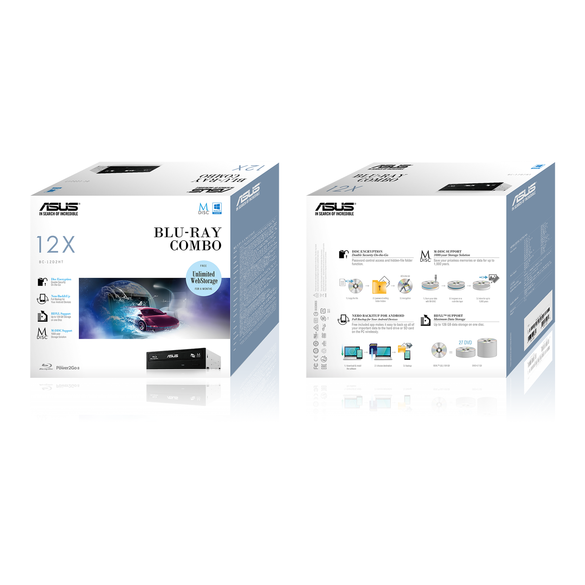 BC-12D2HT｜光学ドライブ｜ASUS 日本