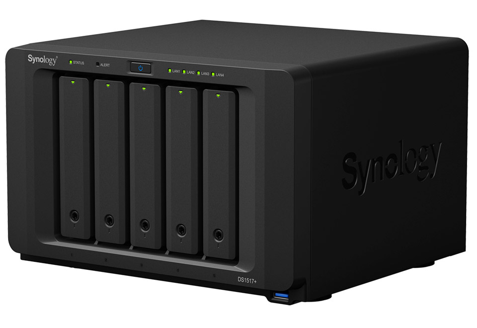 DiskStation DS1517+ | Synology ビジネス向け 5ベイオールインワンNAS