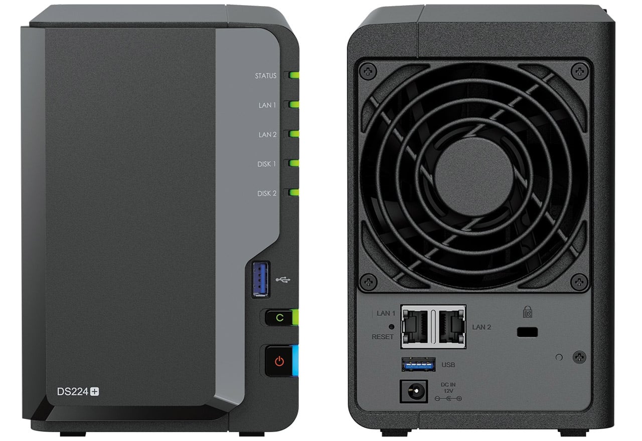DiskStation DS224+ | Synology ビジネス向け 2ベイオールインワンNAS