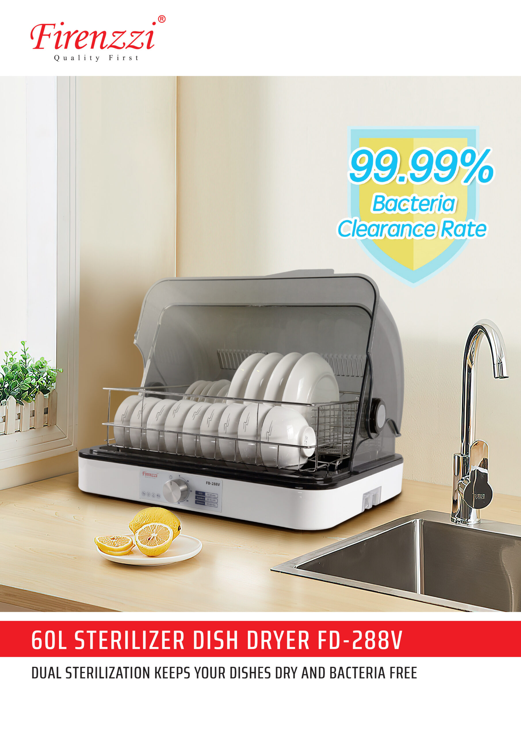 FD-288 V Dish Dryer - Asia Summit Marketing - Firenzzi and