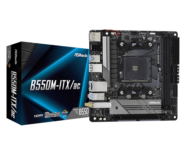 マザーボード ASRock B550M-ITX/ac ASRock > B550M-ITX/ac