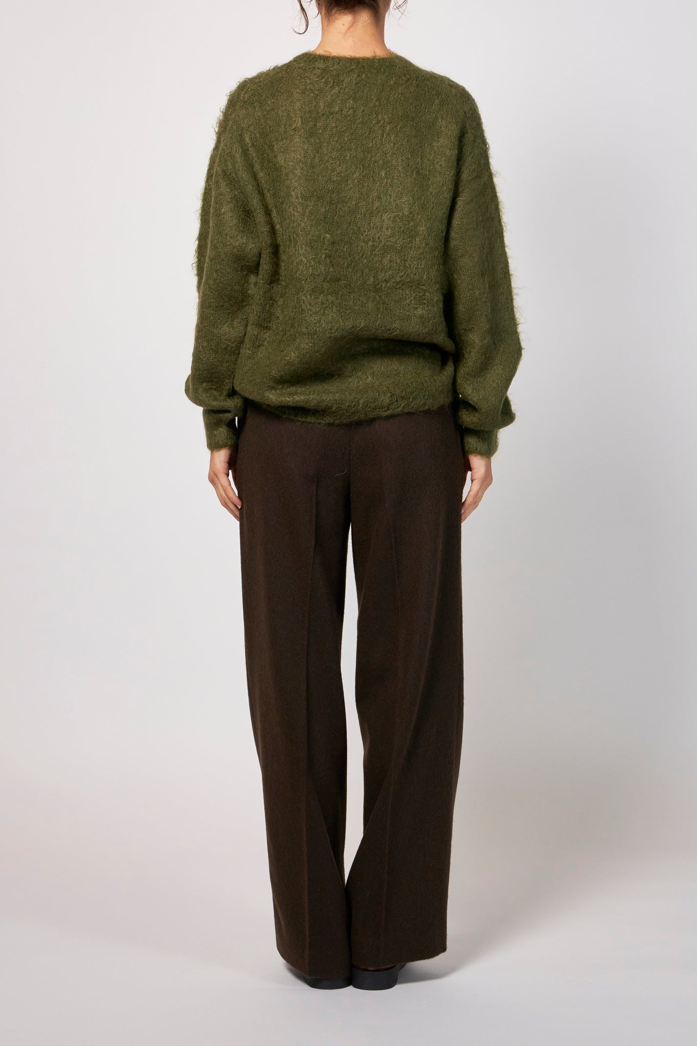 BRUSHED SUPER KID MOHAIR KNIT P/O – ATELIERMO