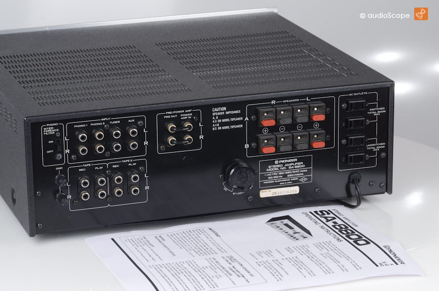 Pioneer SA-8800 AMP for sale.