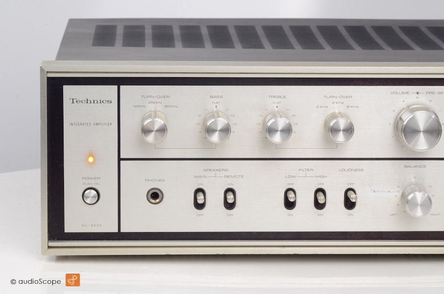 Technics SU-3602 ステレオアンプ 本体/現状 Technics SU-3602