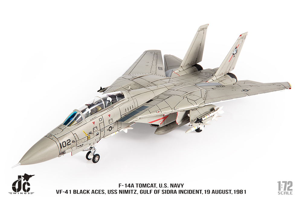 JC Wings JCW-72-F14-017 Grumman F14A Tomcat US Navy VF-41 Black A