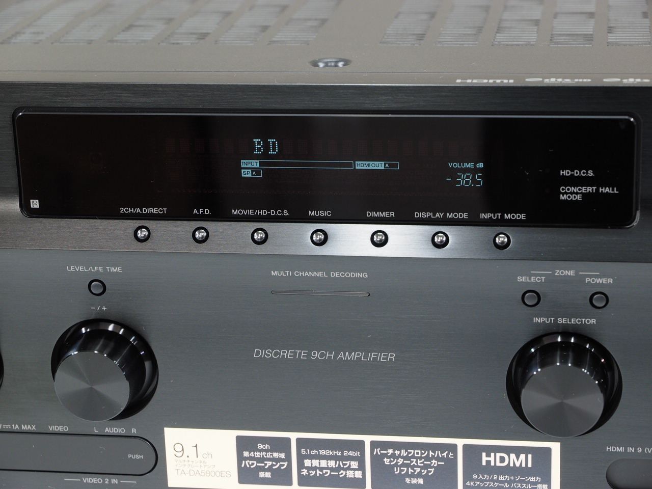 アバックWEB-SHOP / 【中古】SONY TA-DA5800ES【コード01-12501】AVアンプ