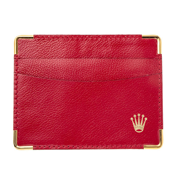 ロレックス パスケース/カードケース Ref.101.60.05 赤 中古 [美品