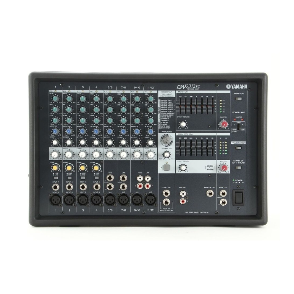 パワードミキサー（EMX312SC）の製品詳細｜映像音響テクニカル