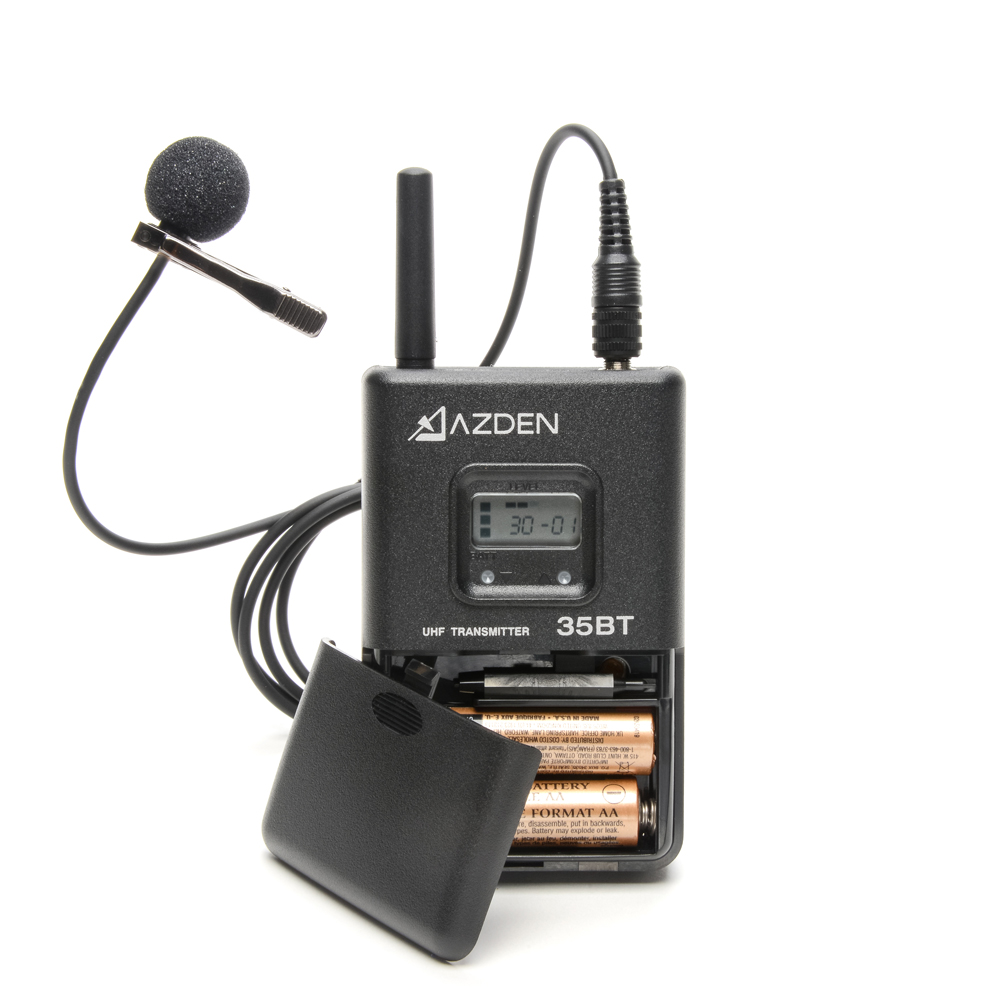 35BT Belt-Pack Transmitter with Lavalier Mic - Azden